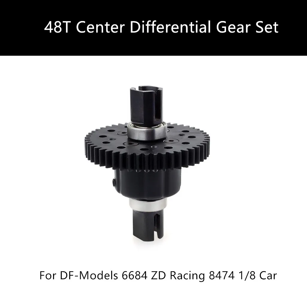 

48T Center Differential Gear Set For DF-Models 6684 ZD Racing 8474 1/8 Car Truck New Arrival Dropshipping
