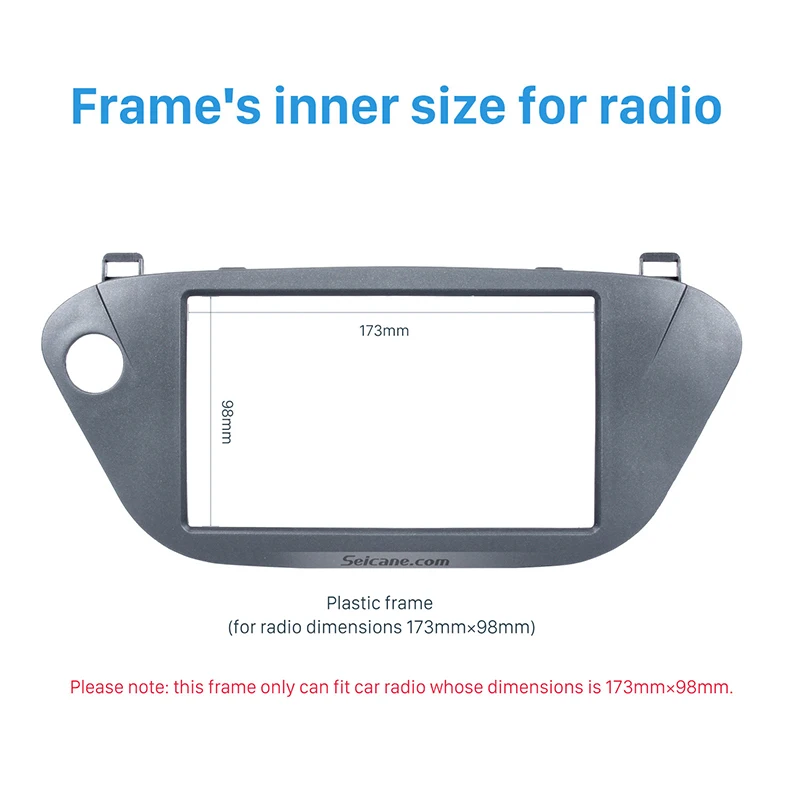 Seicane популярная двойная Din Автомобильная стерео рамка для приборной доски комплект для 2005 Toyota Vista Ardeo Dash Kit отделка ободок автомобиля переоборудование DVD рамка