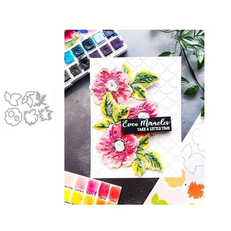 

AddyCraft Metal Cutting Dies cut die new flower decoration Scrapbooking Album Paper DIY Card Craft Embossing Die Cuts