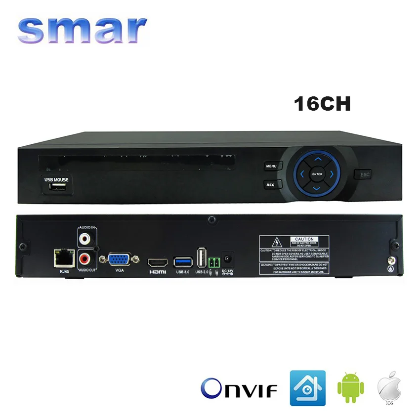  16CH1080P CCTV NVR  H.264 16CH 960P 4CH 5MP Network Video Recorder Onvif 2.3  for 960P 1080P 5MP IP Camera XMEYE P2P Cloud 