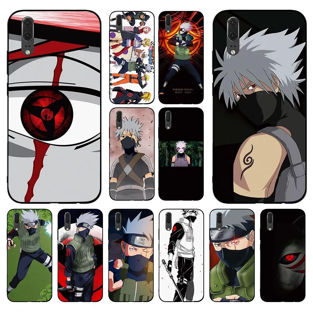 Мягкий чехол Hokage Naruto Kakashi с японским аниме для Huawei Y6 Y7 Y9 Prime 2017 2018 2019 Nova 2i 3 4 3i Lite Mate 10
