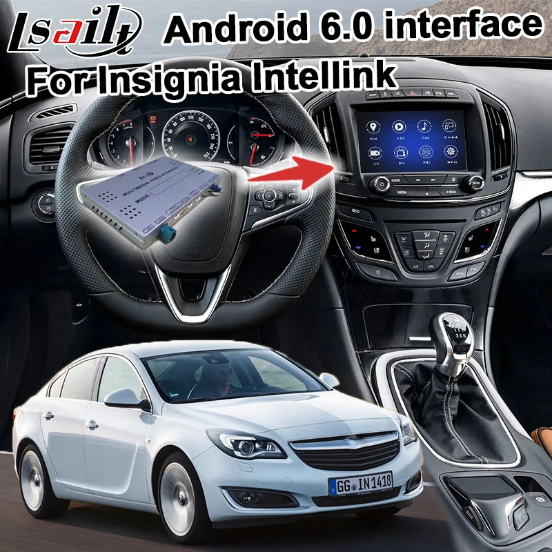

Android navigation box for Opel Insignia etc intellilink & CUE system video interface with Carplay GPS Vauxhall