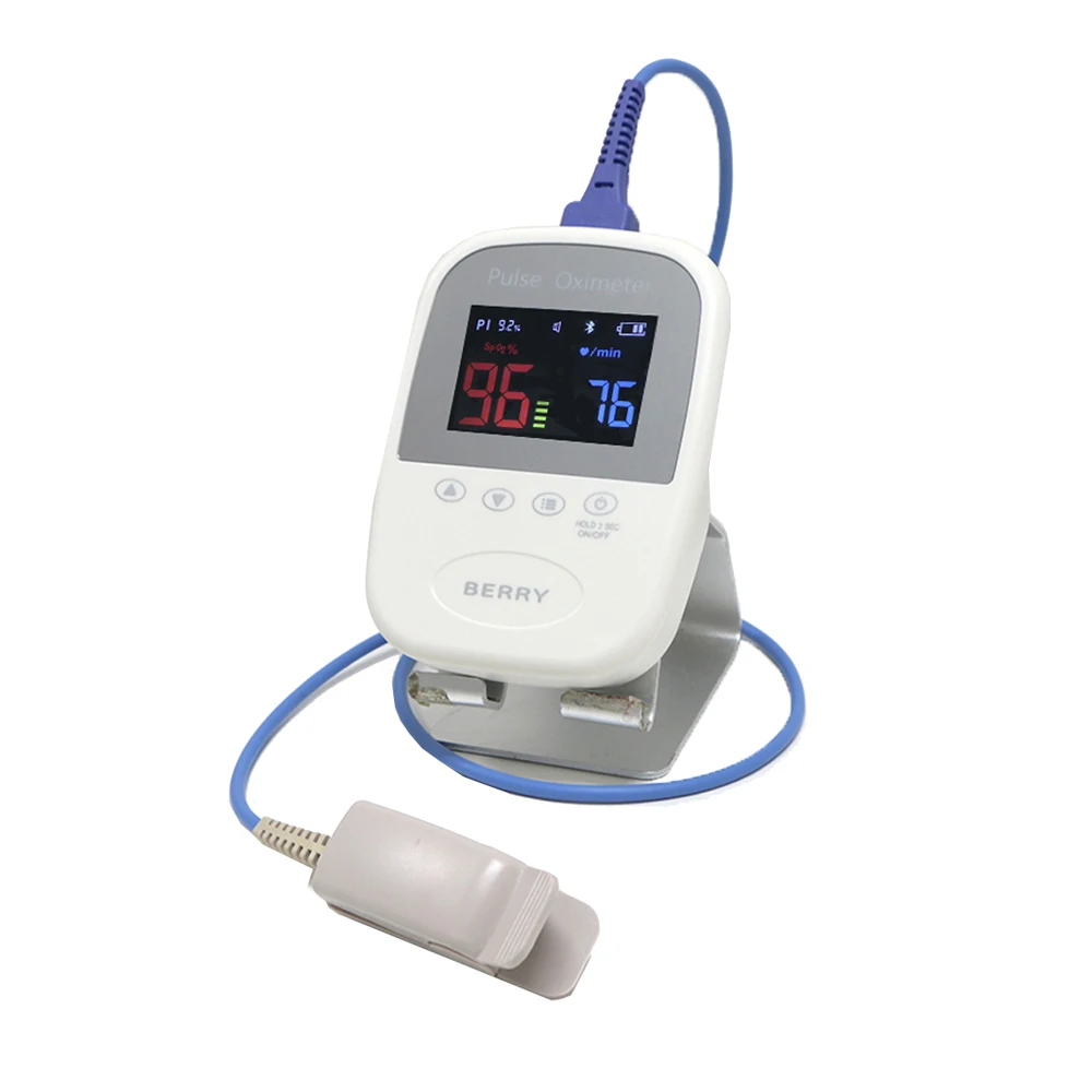 Bluetooth Palm Pulse Oximeter Monitor Household Use check SpO2 and