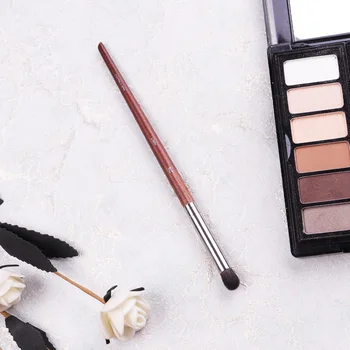 

Professional Eyeshadow Blending Brush Wood Handle #216 Wavy Medium Rounded Dense Precision Blender Makeup Brush