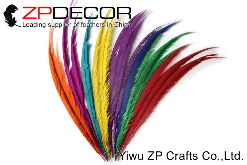 ZPDECOR 65 70 см (26 28 дюймов) 50 штук ручной выбор Отбеленное окрашенное длинное кольцо с