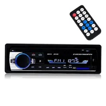 Bluetooth Audio Receiver MP3 Player/FM Radio1 Din in Dash USB/SD/AUX Car Electronics with Remote Control, Stereo Player, 12V