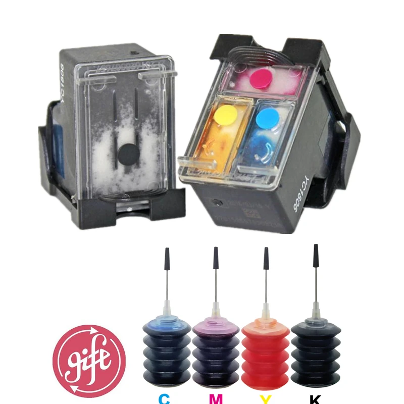 Reemplazo de cartucho de tinta recargable para Cartucho hp 703 para hp  Deskjet D730/k109a/k109g F735/209a/209 impresora de chorro de tinta g/k510a| Cartuchos de tinta| - AliExpress