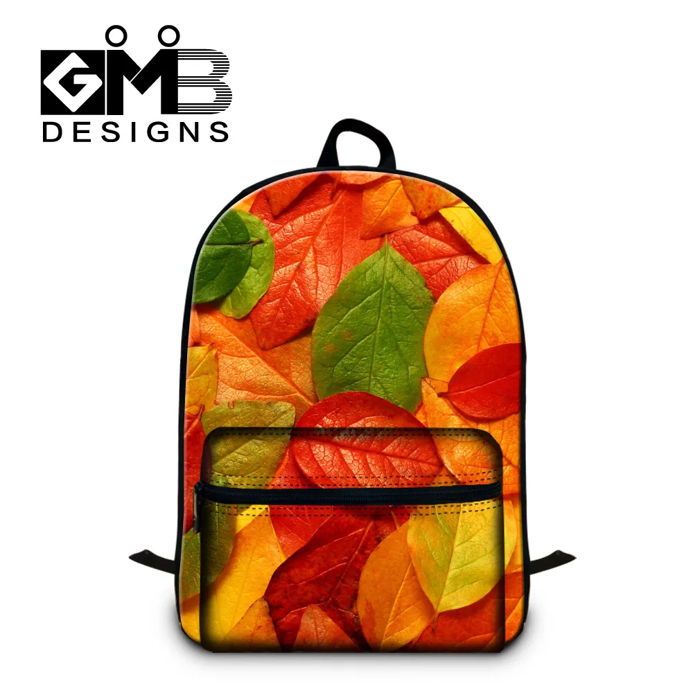 Dispalang Laptop Backpack Colorful Toronto Maple Leaf Print College
