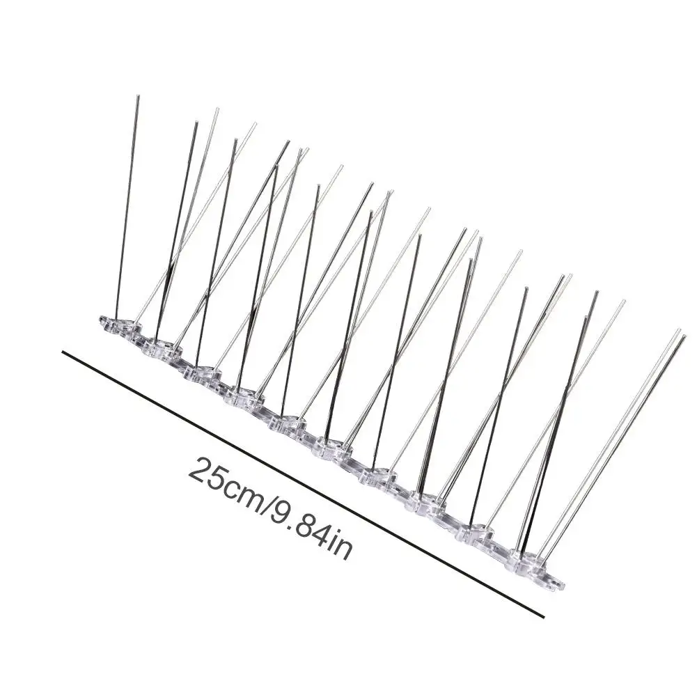 Нержавеющая сталь птичий репеллент шипы анти голубь гвоздь птица сдерживающий инструмент борьба с вредителями голуби сова маленькие птицы забор отпугиватель