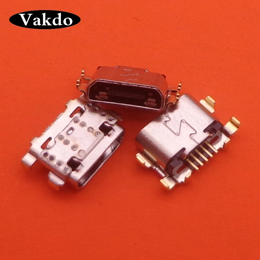 

100pcs/lot B type Female Connector power charging port jack socket plug dock Mini Micro USB For Motorola Moto G6 Play XT1922