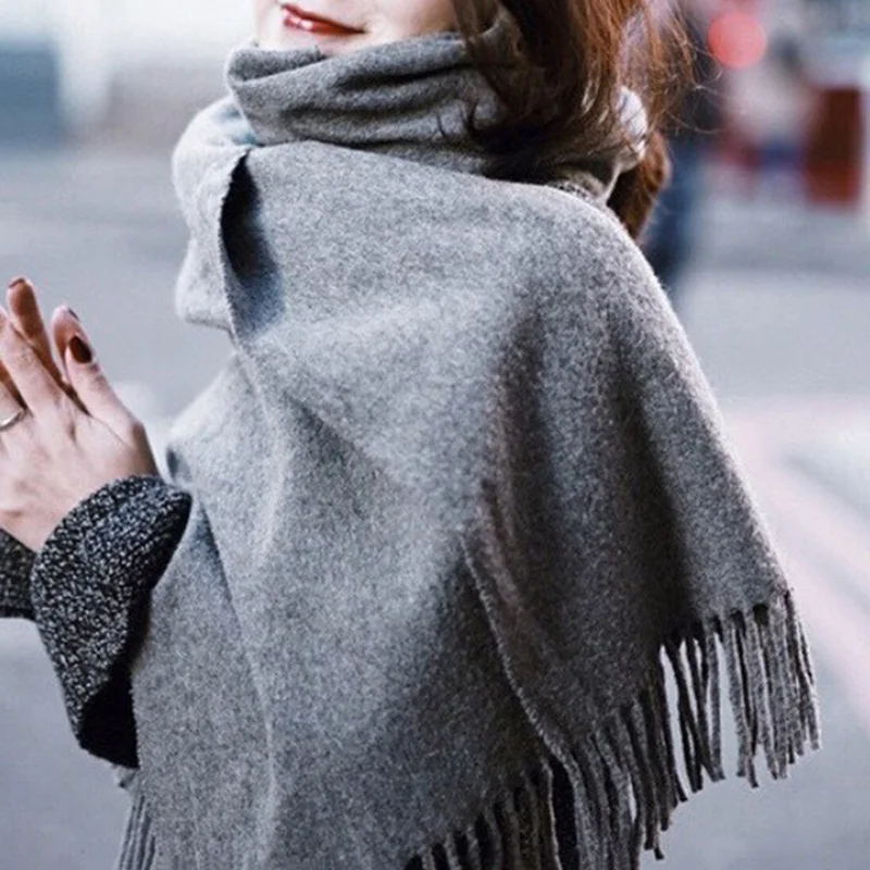 Fashion 2019 New Scarves For Women Shawls  Comfortable Warm Scarves Ladies Solid Color Blanket  Cashmere Scarf