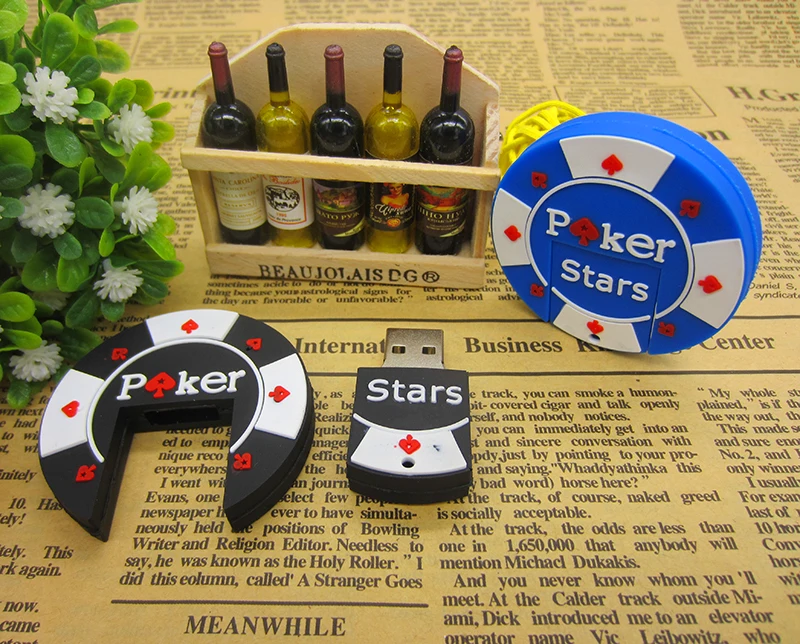 2-colors-Poker-chips-USB-Flash-Drive-64GB-Memory-stick-Pen-drive-32GB-16GB-8GB-4GB