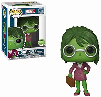 

2018 SDCC Exclusive FUNKO POP Official Marvel: She-Hulk (Lawyer) Vinyl Action Figure Collectible Model Toy with Original Box