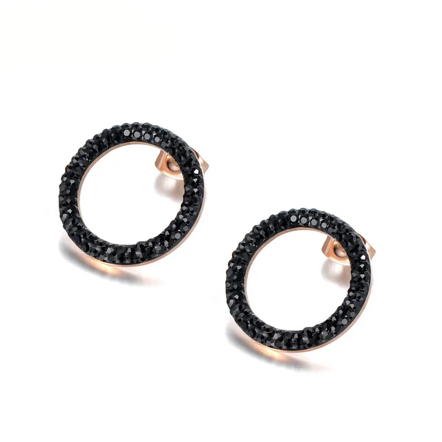 Black earrings