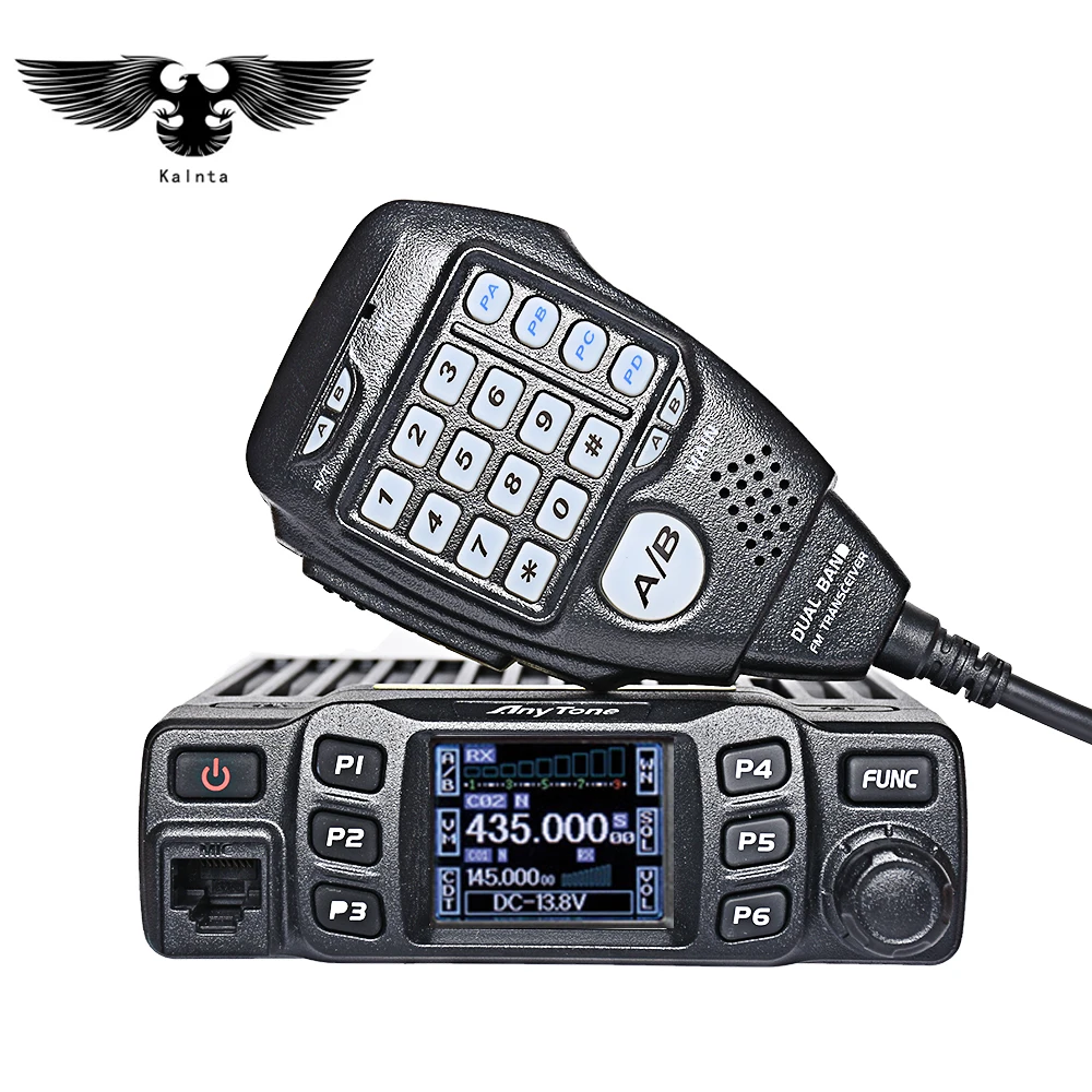

AnyTone AT-778UV Dual Band Transceiver Mobile Radio VHF/UHF Two Way and Amateur Radio Walkie talkie per camionisti Ham Radio