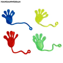 ФОТО 2018  4PCS  Novelty Glitter Sticky Hands Gags Funny Adult Gadget Practical Jokes Gag Lover s Toys  Children Baby Kids 