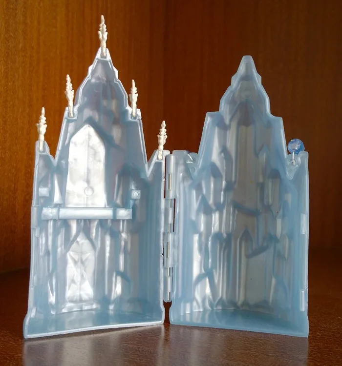 Замок принцессы и Ледовый Дворец игровой набор Кукольный дом Анна Эльза Олаф игрушка