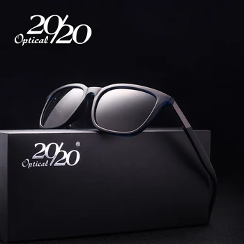 

20/20 Brand Retro Polarized Sun Glasses For Man Square Metal Frame Sunglasses Men Driving Eyewear Gafas Oculos PL272