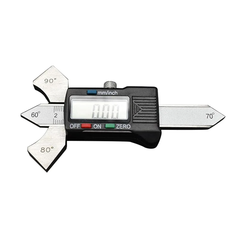 

1 PC Electronic Digital Welding Gauge Metric Inch Size Conversion Welding Inspection Rule Elevating Angle Thickness Inspection