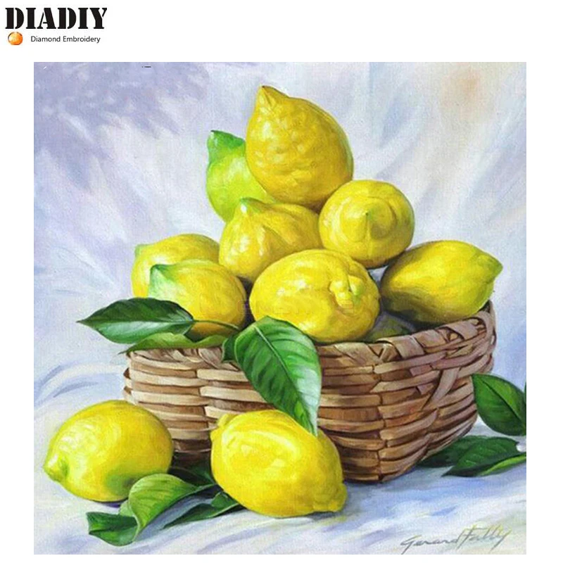 DIADIY Алмазная мозаика с фруктами алмазная живопись картины для вышивки крестиком