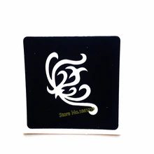 Девушка макияж кружева Хна Цветок Водонепроницаемый трафарет татуировки для Аэрограф живопись боди-арт Diy рисунок татуировки Шаблон трафарет паста