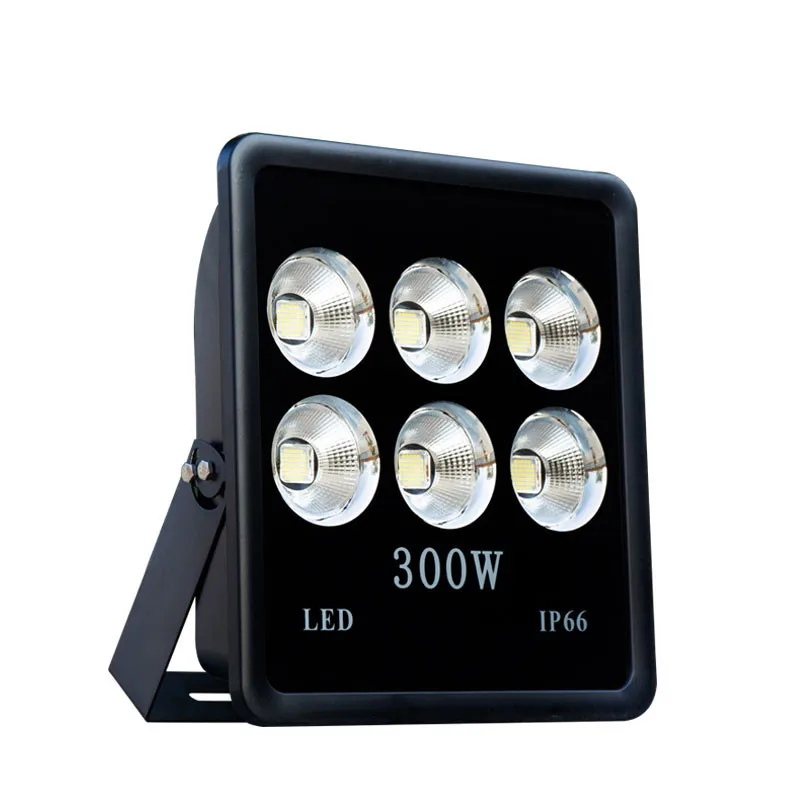 penjualan laris lampu jalan tenaga surya 300w 400w lampu surya luar ruangan 100W/200W/300W/400W Reflector LED Flood Light Waterproof IP66 Spotlight Wall Outdoor Lighting Warm Cold White COB LED FloodLight