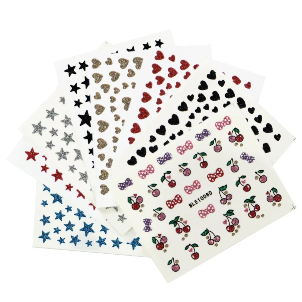 

40sheets Nail Art Water Transfer Stickers Mixed Designs Beauty Flower Watermark On Nails Tips Decals Wraps Nail Art Tools Mold