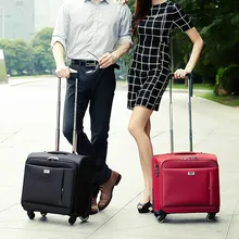 16 universal wheels trolley font b luggage b font commercial small font b luggage b font