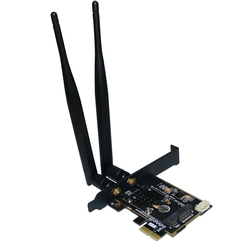 Настольный wifi адаптер Pci-e беспроводной сетевой мини PCI-E карта wi fi адаптер PCI-E X1 интерфейс вайфай приемник для ПК