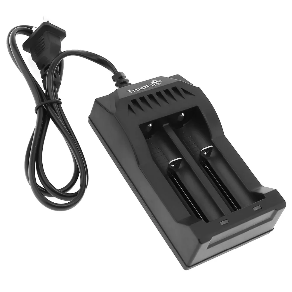 

50pcs/lot Trustfire TR-017 3.7V 2 Slots Rechargeable TR017 Battery Smart Charger for 10440 14500 16340 17670 18350 18500 18650