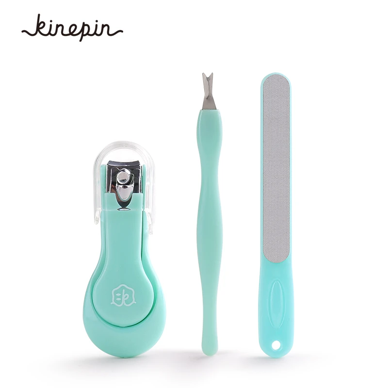 3Pcs/Set Manicure Set Nail Art Equipment with Cutter Clipper File Cuticle Dead Skin Trimmer Pusher Fork Knife Kit | Красота и