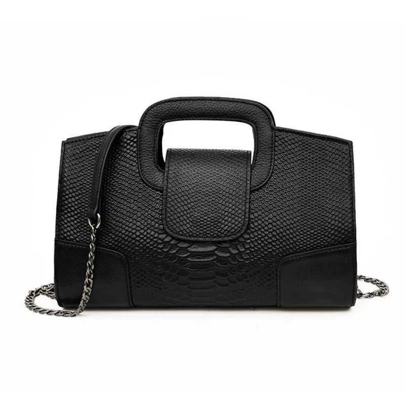 

Fashion Women Bag Ladies Luxury Snake Shoulder Bags Designer Handbags High Quality Ladies Tote Bag Serpentine Pattern Leather