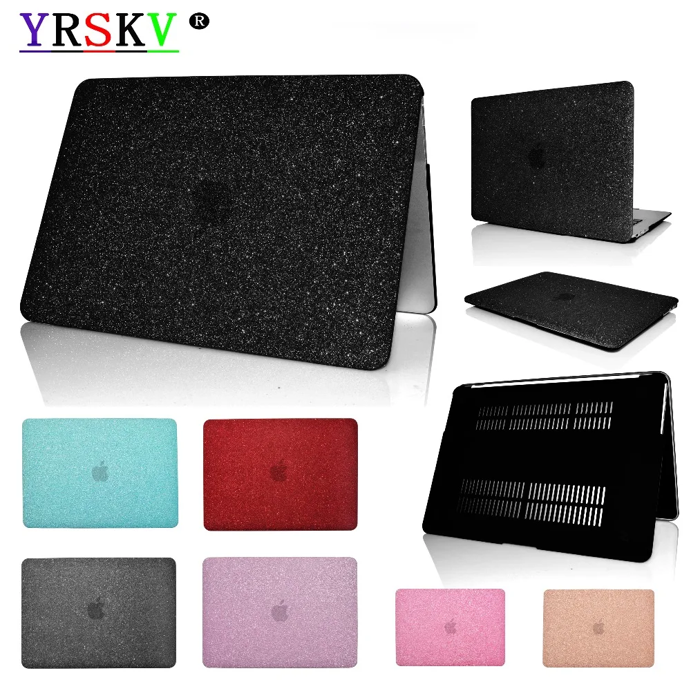 Shine Glitter Laptop Case YRSKV For Apple Macbook Air Pro Retina 11.6"12"13.3"15.4 inch Touch
