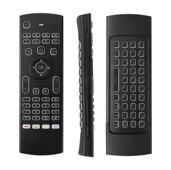 

MX3 MX3L Backlit 2.4G Wireless Voice Remote Control IR Keyboard backlight MX3 Air Mouse for Android TV box X96 Mini H96 Max A95X