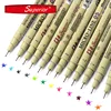12 Colors Sketch Micron pen 0.5 mm Superior needle drawing pen Fine liner Pigma Drawing Manga Anime Marker fine colour ► Photo 2/4
