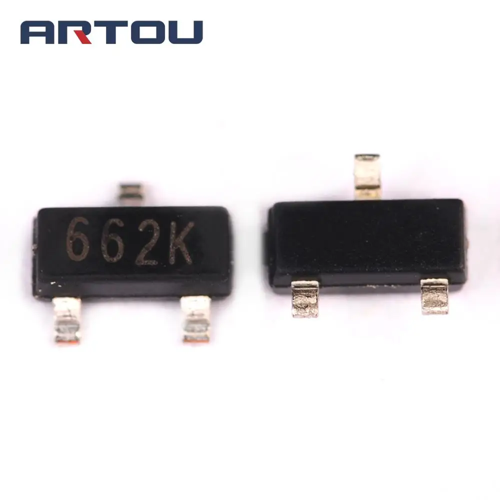 662k transistor XC6206P332MR(662K) Voltage 3.3V/0.5A Positive Fixed 500PCS