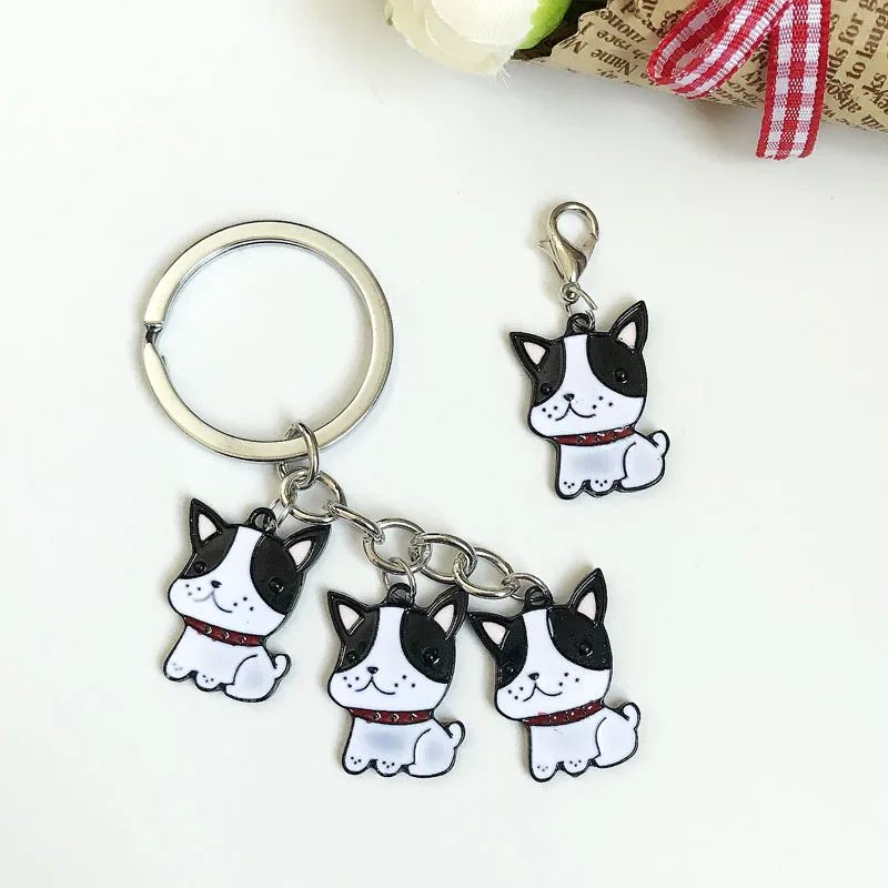 Novelty PET Dog Key rings Christmas Gifts Zinc Alloy Pet Dog Key Chains