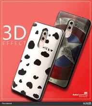 Huawei GR5 2017 Case Huawei Honor 6X/Mate9 Lite De Silicium 3D Cas de couverture Mince de Bande Dessinée Relief Doux Coque Funda Peau Etui Capa