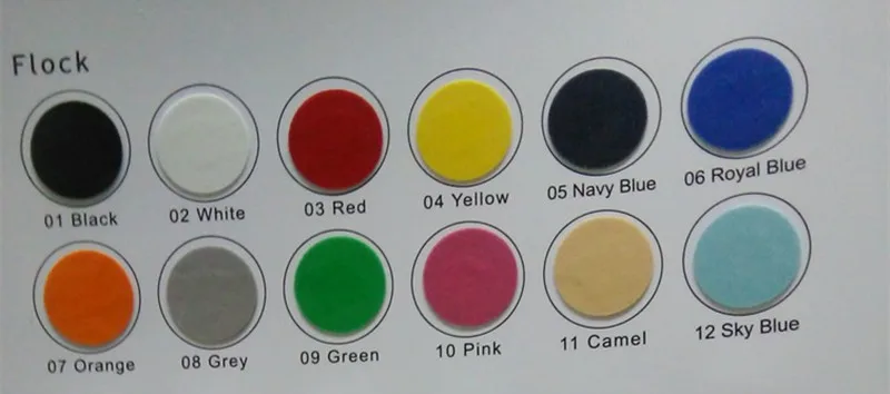 

CDF-11 camel color hot fix flock vinyl transfer flock vinyl flock film heat transfer