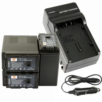 

DSTE 3PCS VW-VBG6 Rechargeable Battery + Travel and Car Charger for Panasonic AG-HMC40 AG-MC130MC AG-AC160MC HDC-MDH1GK-K Camera