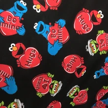 50*170 см улица кунжута эластичность вязанная хлопковая ткань для шитья «сделай сам» Лоскутная работа девушка рубашки Ночная рубашка с шапочкой коляска cushio