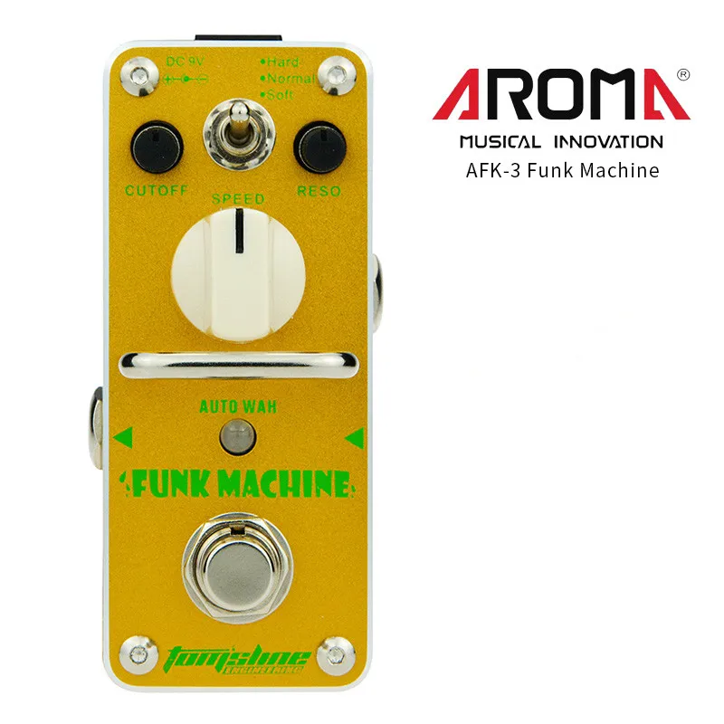 AROMA AFK 3 Guitar Effect Pedal Funk Machine Auto Wah Electric Guitar Effect Pedal Mini Single