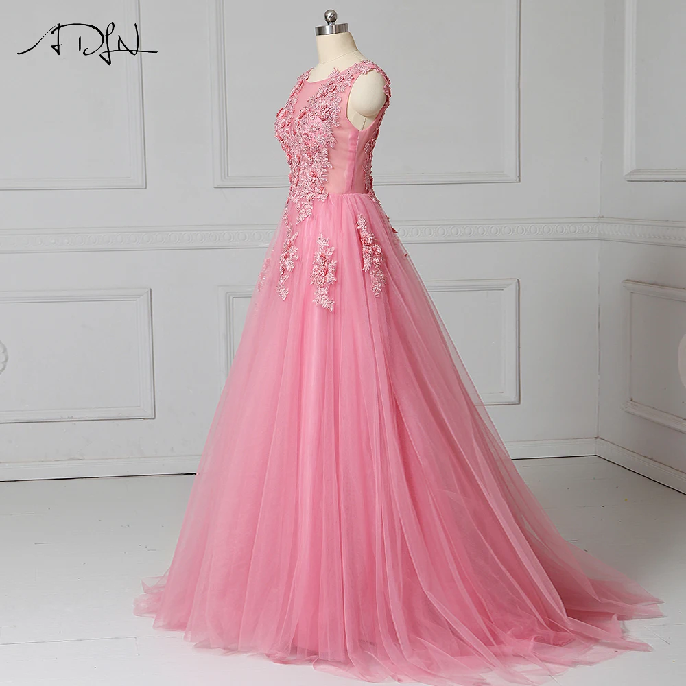 ADLN-New-Arrival-2017-Evening-Dress-A-line-Tulle-Sleeveless-Cheap-Prom-Dresses-Robe-De-Soiree (2)