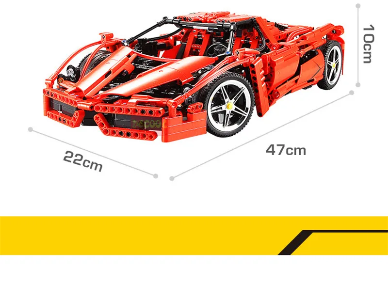 21047 Technic игрушки серии совместимы с MOC 10265 Mustang автомобиль набор строительные блоки кирпичи автомобиль игрушки Дети Рождественские подарки