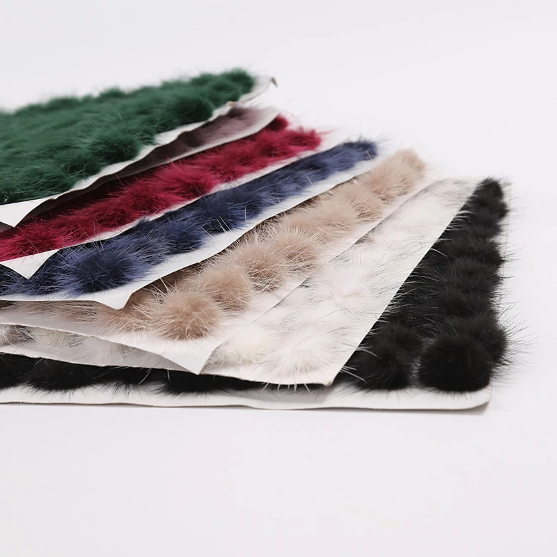 10 шт. помпоны из меха норки 3 см для колец сережек обуви украшений|mink fur ball|jewelry