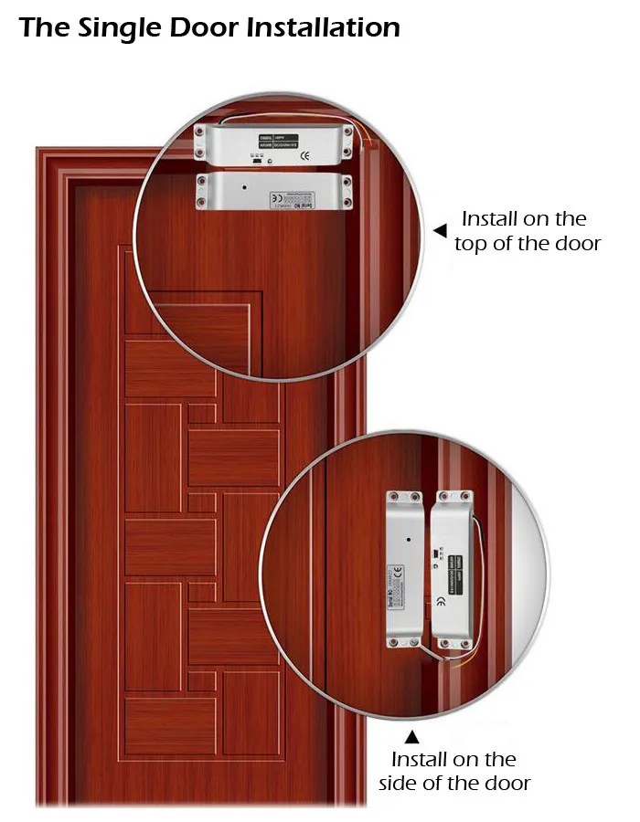 Бесплатная доставка врезной электрозамок для двери Система контроля доступа Электрический Болт замок R-B02 Домашняя безопасность офис