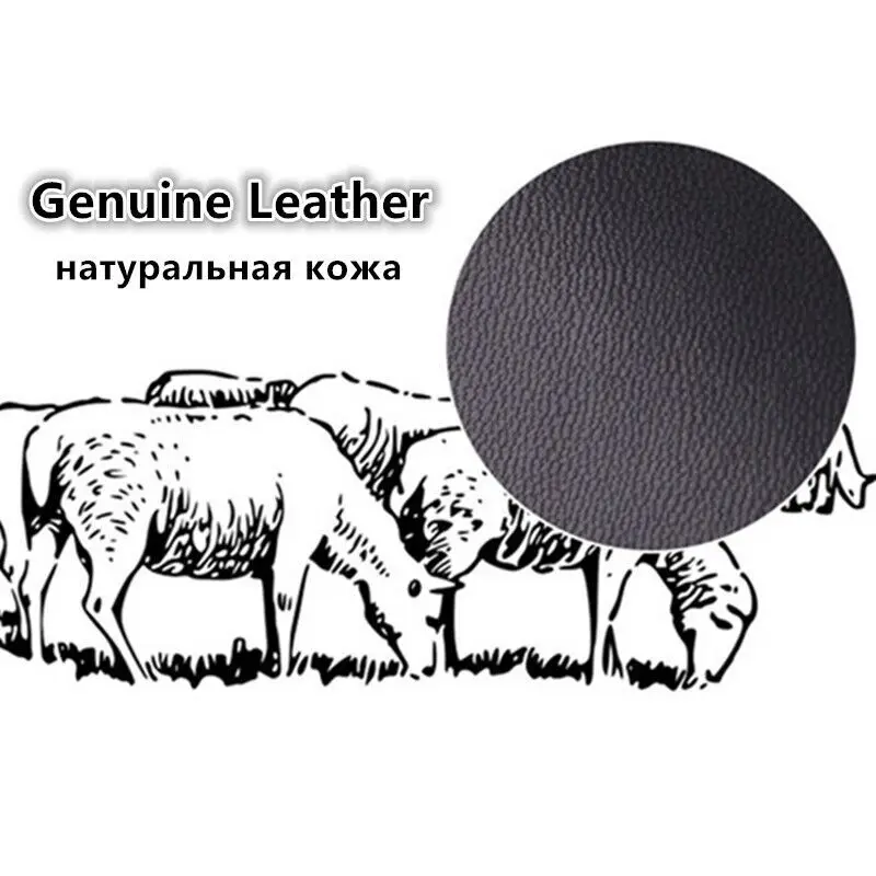 SILOQIN Genuine Leather Hat High Quality Sheepskin Military Hats Male Bone Middle Old Aged Winter E