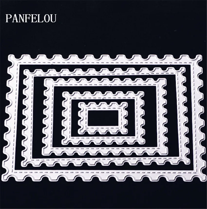 

PANFELOU The five-story pointed frame Scrapbooking Christmas card album paper die metal craft stencils punch cuts dies cutting