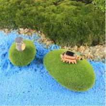 5 шт. искусственный зеленый мох шар имитация искусственного камня завод DIY Украшение для магазина окна дома офиса Завод Настенный декор