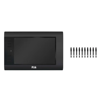

Hot Sale GAOMON 860T 8" Drawing Tablets Digital Tablet Graphics Tablet with 10 Replacement Nibs